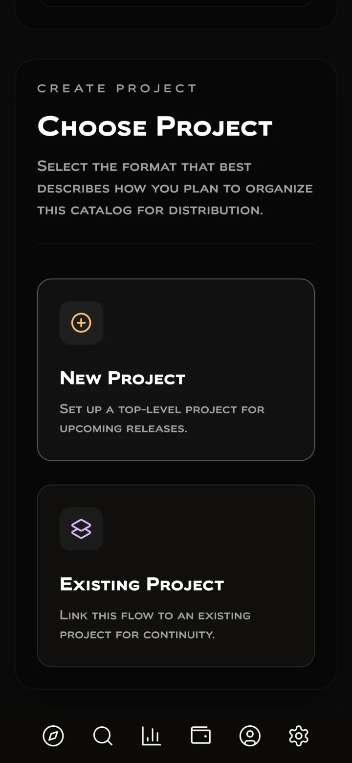 "Set up the project shell" on a phone, in small caps.