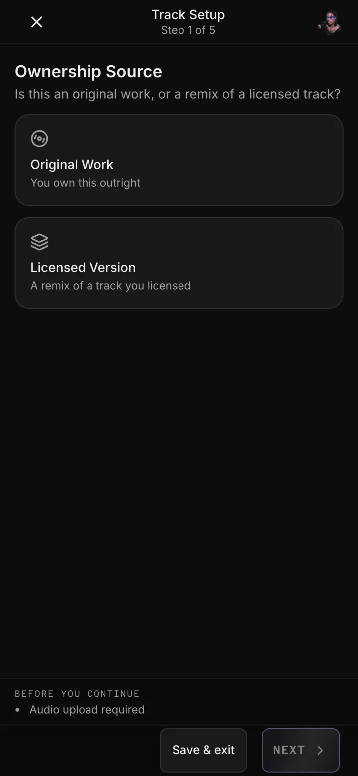 The first step on a phone today.